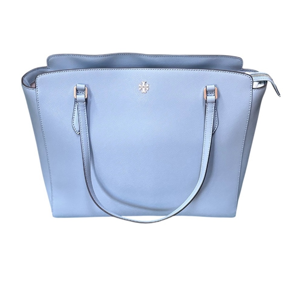 Tory Burch Large Emerson Tote “Blue Cloud” Color NWOT
